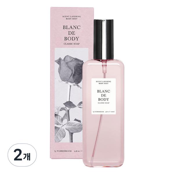 

W Dressroom Bland Body Mist Классическое мыло для тела, 2 шт., 100мл