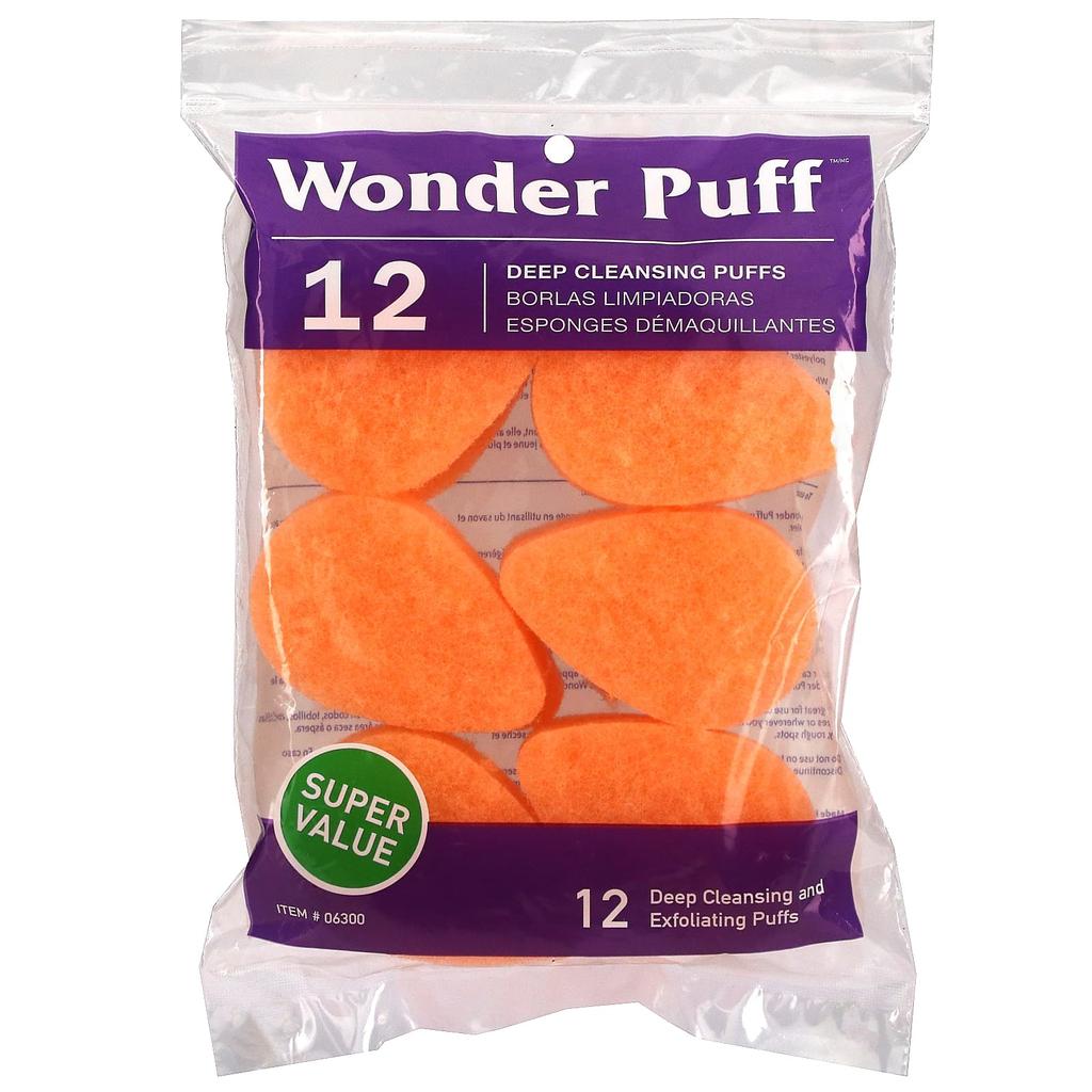 Wonder, Deep Cleansing Puffs, 12 Puffs