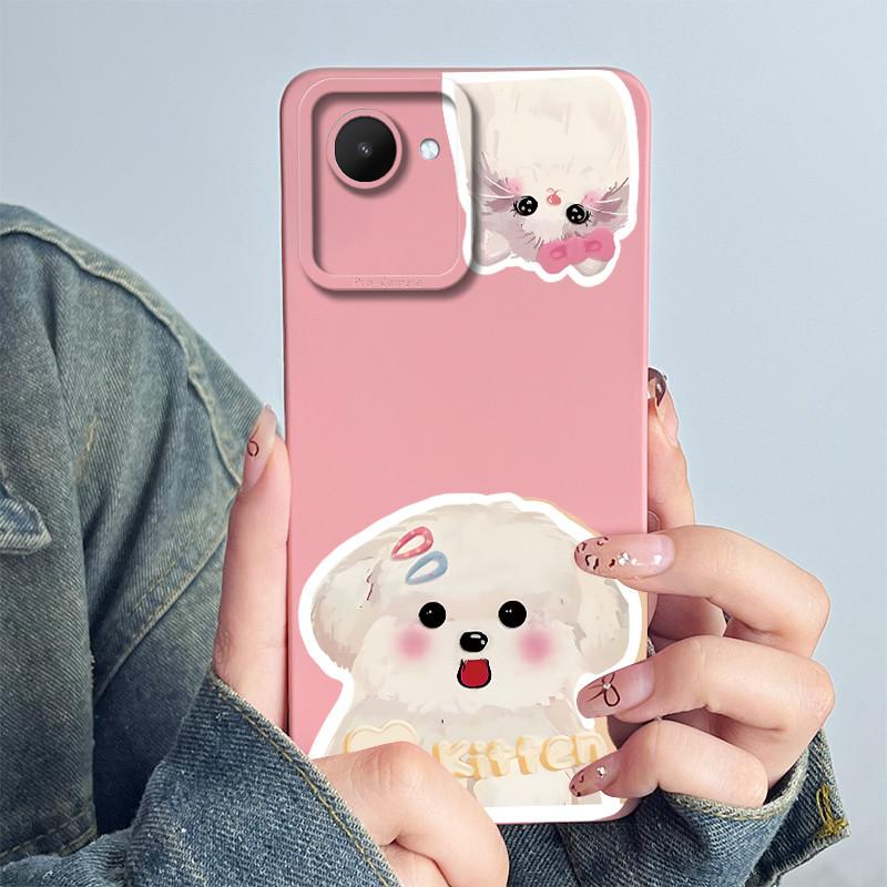 For Realme C30 C30s Narzo 50i Prime Phone Case RMX3690 RMX3506 Coque Soft Silicone Sweet Painted Back Printed Protective Cover