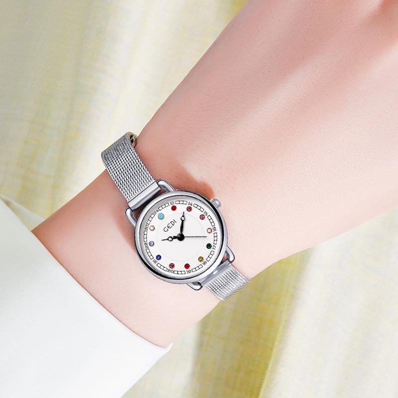 Gadi Birthstone Ladies Watch With Waterproof Quartz Movement For Elegant Women