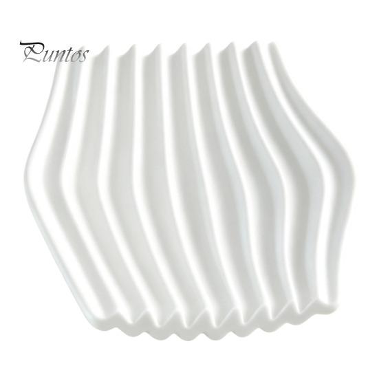 Gift for Home 3D Printed Soap Dish, Minimalist Wave Design Bathroom Holder, Small Countertop Stand Shower Tray Bathroom, Kitchen Sink, Vanity Trinket