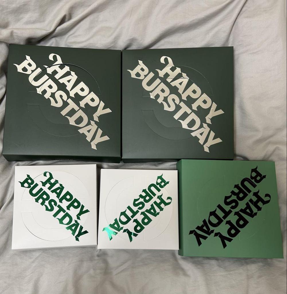 [USED] SEVENTEEN HAPPY BURSTDAY Opened 5-Pack Trading Cards with Accessories