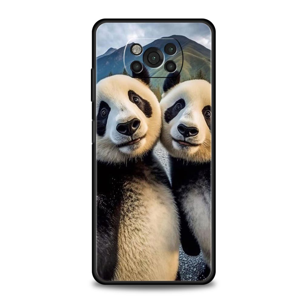Animal selfie art Phone Case For For Xiaomi Poco X6 X5 Pro X4 X3 NFC F5 Pro F4 F3 GT M5 M4 Pro 5G M3 C51 C50 C55 Soft Cover