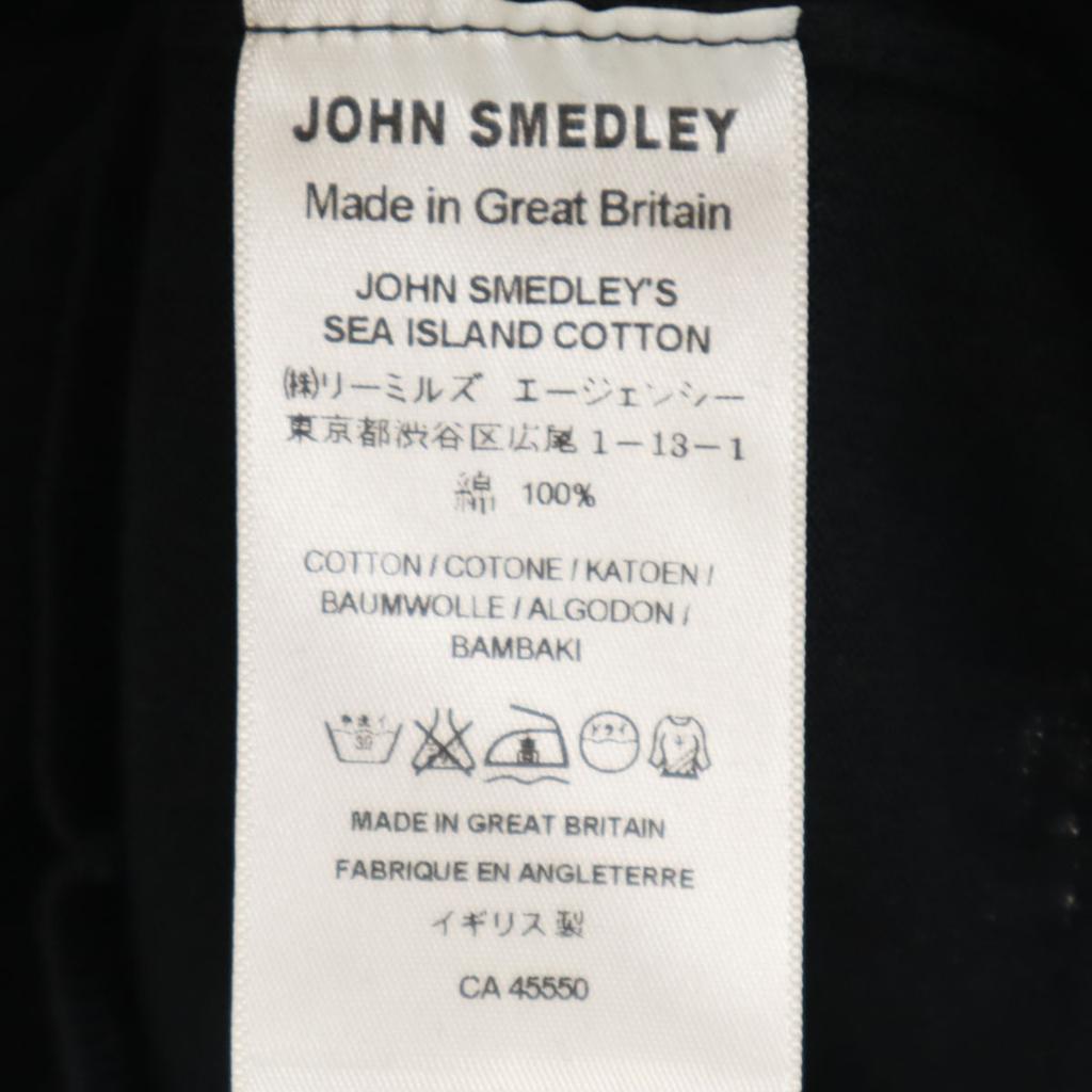 JOHN SMEDLEY Made in England Strickjacke mit langen Ärmeln S schwarz Damen Gebraucht