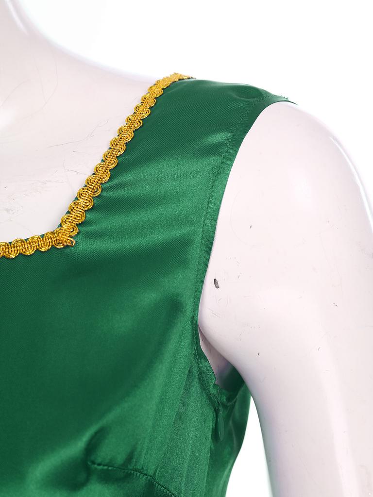 Kostelní taneční šaty pro ženy Bez rukávů Maxi Liturgické taneční oblečení pro chválu Čtvercový výstřih