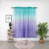 2026 New  Gradient Color Tulle Curtains for Living Room Bedroom Voile Curtains for Window Treatment Organza Panels Home Decor Drapes