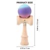 Beech Three Color Gradient Kendama Elastic Ball And Cup Balancing Game Toy