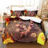 Comfortable Anime Print Duvet Cover Set With Duvet Cover And Pillowcases King Queen Twin Sizes For All Ages
