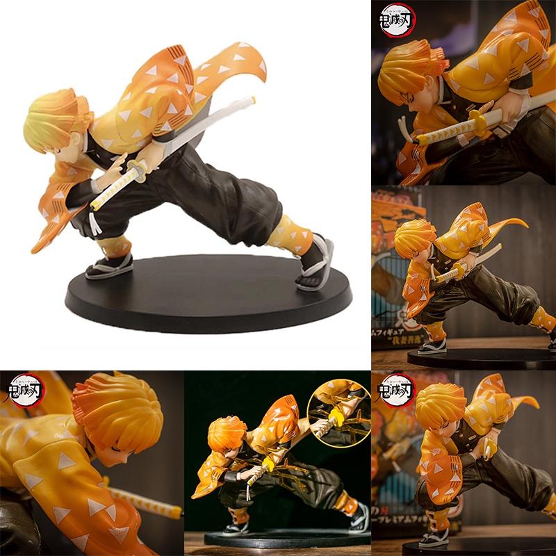 Multi-colored Demon Slayer Agatsuma Zenitsu Action Figure For Ornament And Toy