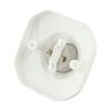 Straight Glazed Ceramic Heat Lamp Holder Light Bulb Socket E27 Porcelain/Fitting