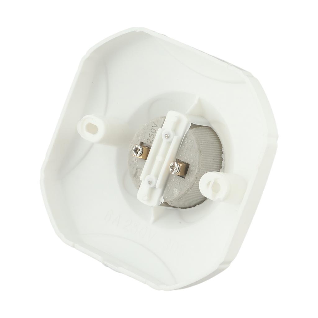 Straight Glazed Ceramic Heat Lamp Holder Light Bulb Socket E27 Porcelain/Fitting