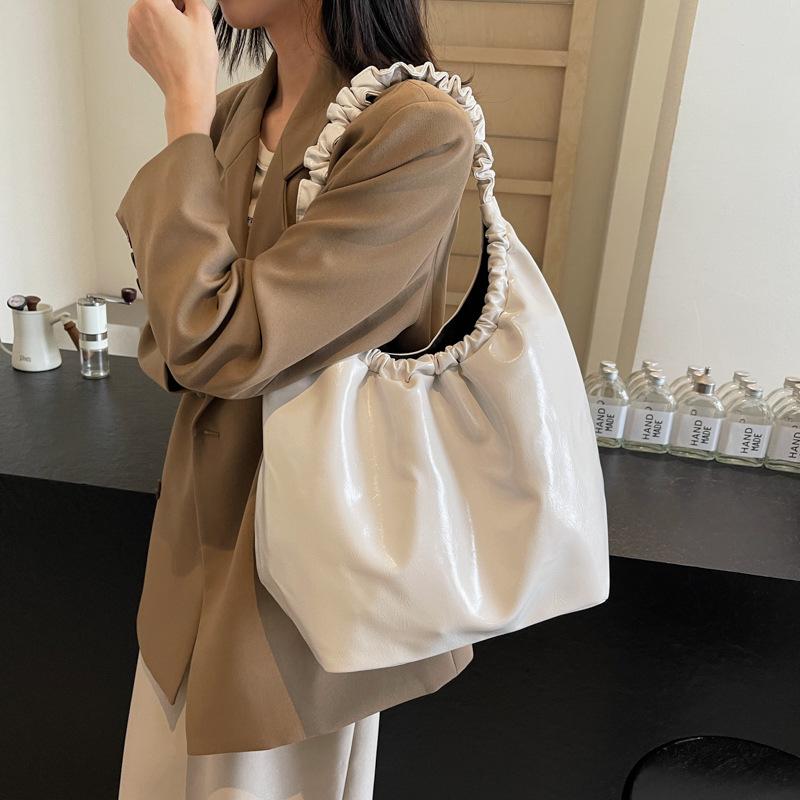 

Premium sense retro large-capacity bag women s 2025 new casual versatile shoulder bag tote bucket bag 34*14*36 бежевый