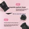 Rotate Eyeliner Stamp Integrated Black Brown Dual-Tip DIY Eyeliner Wing Stencil Waterproof Smudge-Proof Longwear Liquid Pen