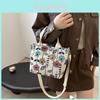 Stylish And Chic Water Bucket Bag For Casual Students Fashionable Canvas Tote