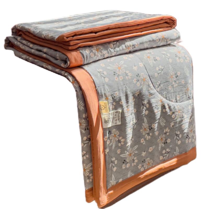 

Manis Zt Printed Double-Layer Gauze Kapok Summer Quilt