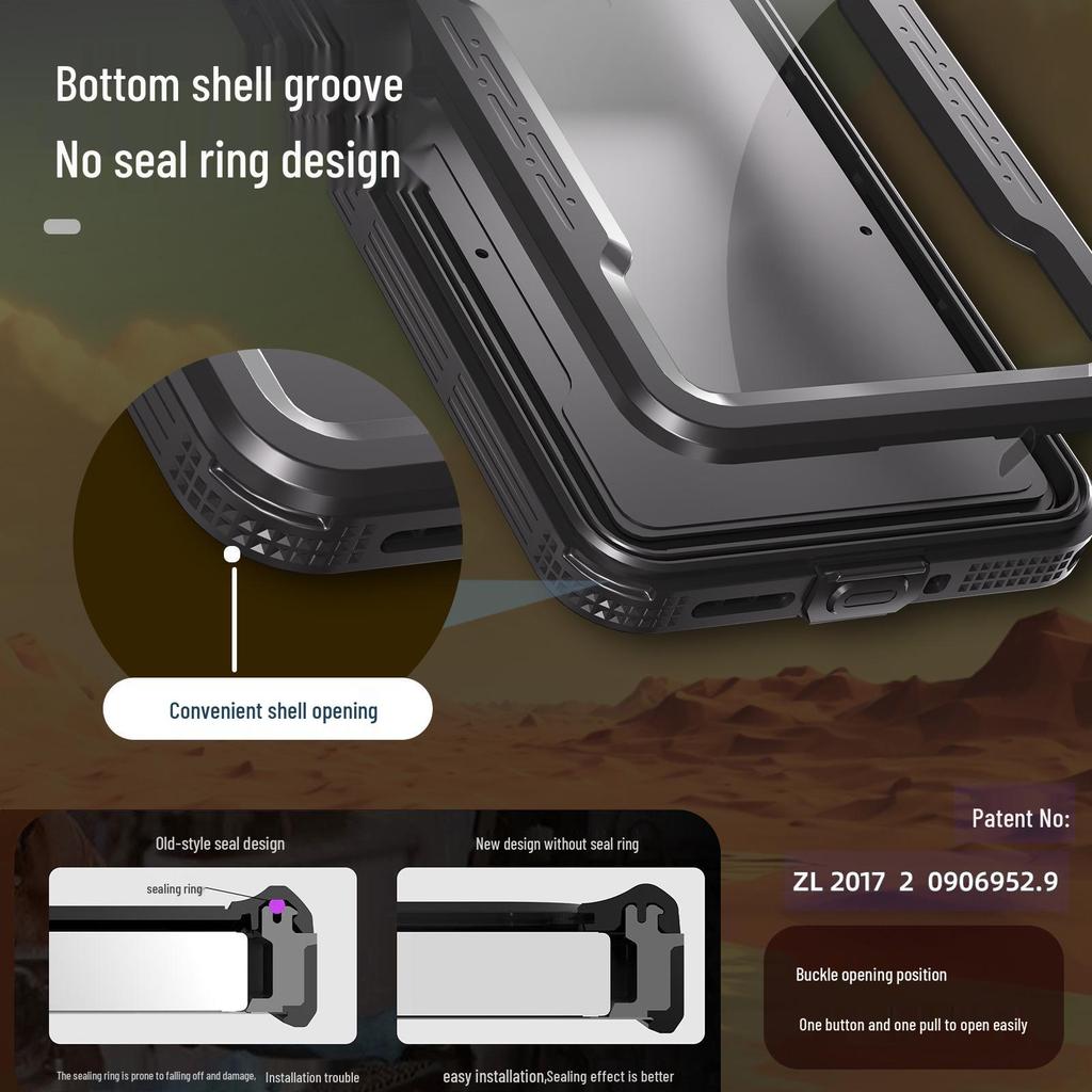 Red Pepper Note13Pro Waterproof Shockproof Protective Phone Case