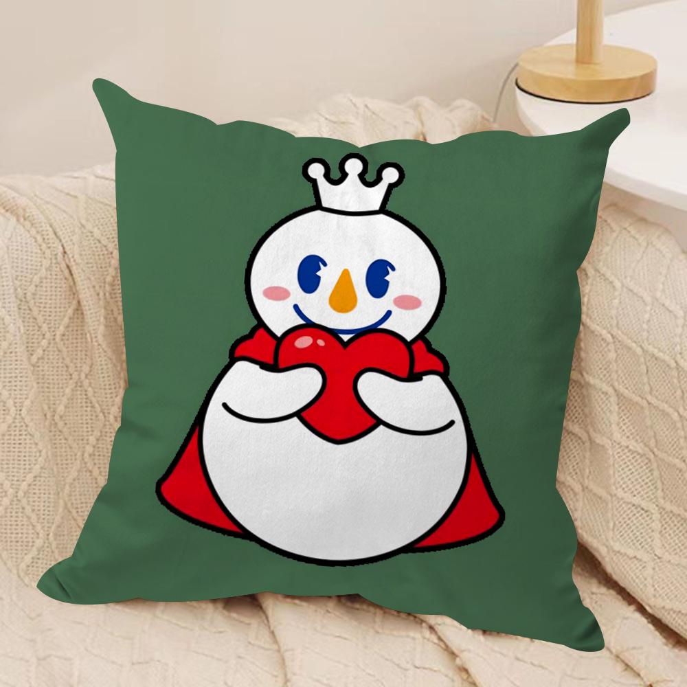 

MIXUE Ice Cream Tea Cushion Cover Soft Plush DoubleSided Printed Sofa Pillow Cushion Cover AllSeason Durable Decor Gift 30x30cm