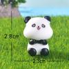 Cute and Adorable Little Panda Decorative Garden Landscape Resin Handicraft Small Ornaments