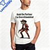 Unisexs TShirts And Tank Tops Hold On Partner Im Overstimulated Western Frog Cowboy