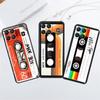 Mixtape Vintage Magnetic Tape Cassette Audio Case For Honor X8 X8a 90 X9a 8X 70 50 20 Magic5 Pro 9X P60 P50 Soft Phone Funda