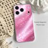 Dazzling Pink GIRL G-Glitter Phone Case For iPhone 17,16,15,14,13,12,11 Pro,Max,Plus,Mini,Air,E Magnetic Frosted Clear