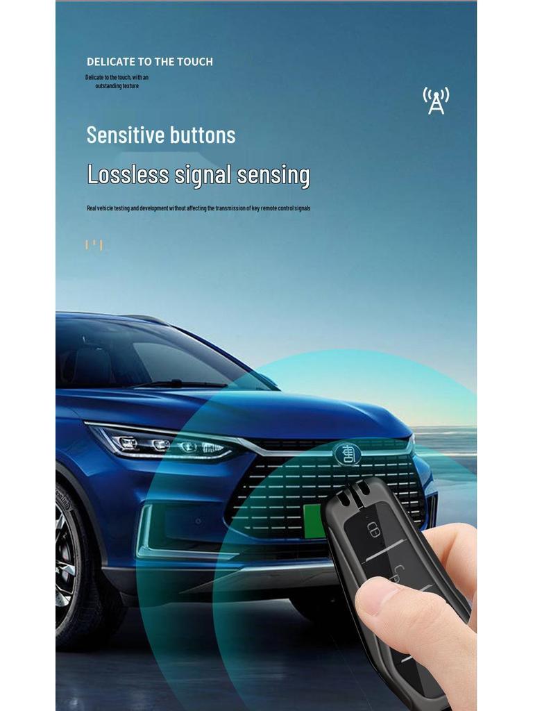 BYD Key Case: Compatible with Song QinPLUS/dmi, Dolphin E2, Tang Han EV, E3, Destroyer 05 - Full Coverage Shell