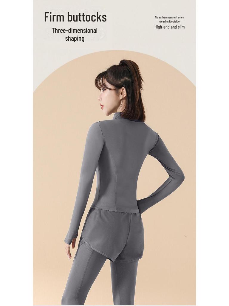 Women's High-Waist Quick-Dry Yoga & Running Fitness Suit