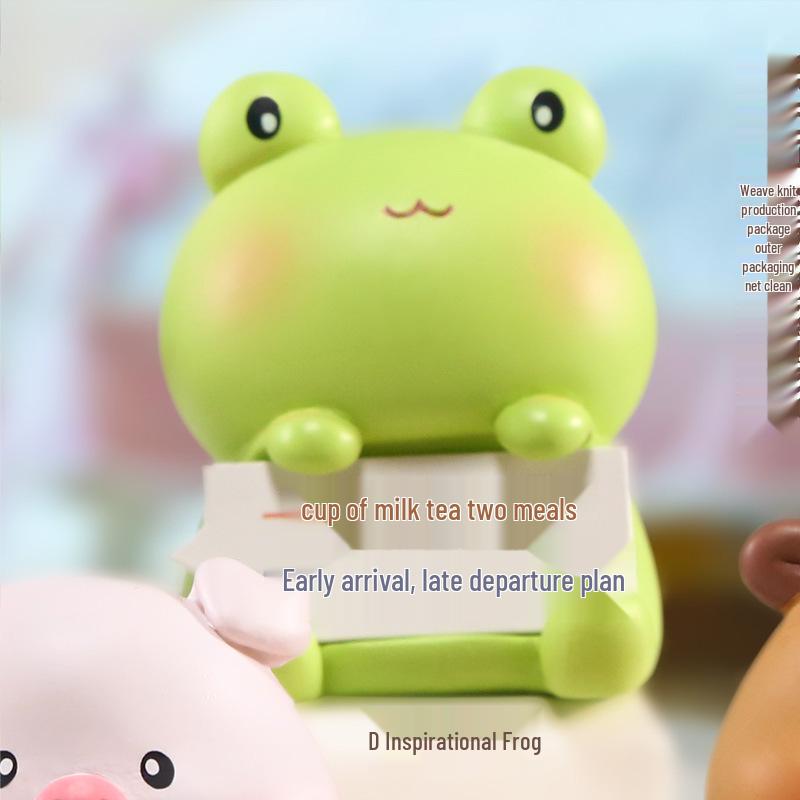 Small Part-time Animal Holding Office Ornament – Mood Stabilizer for Girl s Workstation As shown