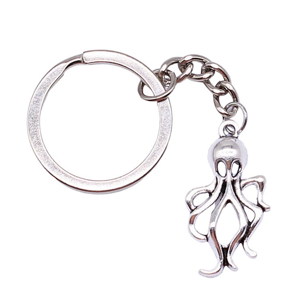 Seahorse Octopus Mermaid Underwater Keychain for Kids Handmade Bohemian Anniversary Gift Minimalist Phone Charm