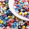 Different Style Random Mix Ceramic Beads For Jewelry Making Supplies Ball Flower Heart Star Loose Bead DIY Bracelets Accessories