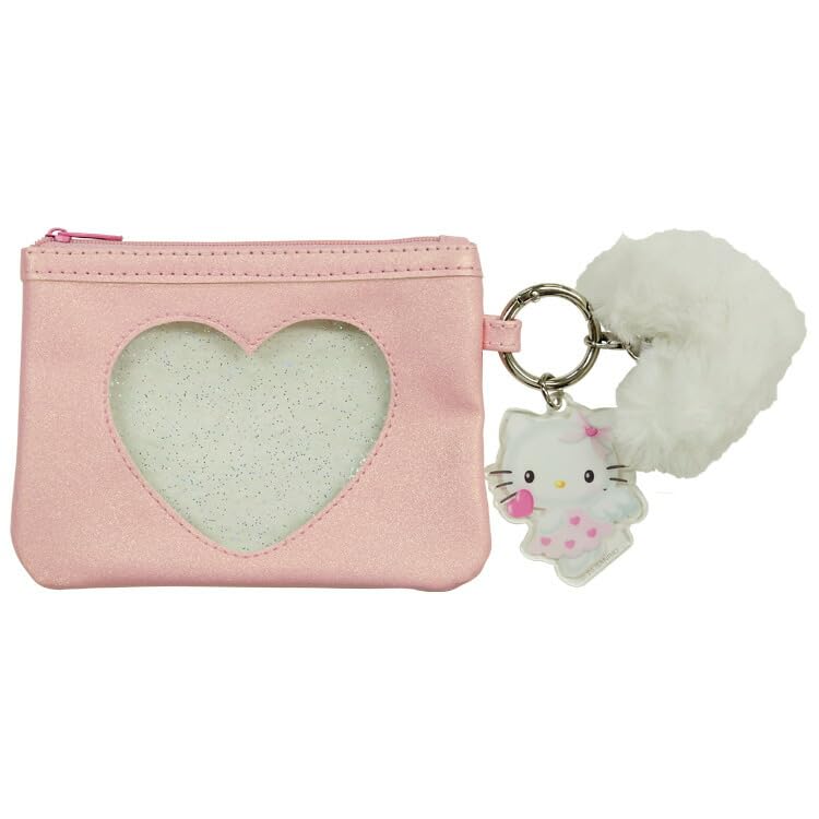 San Art Sanrio Characters Angel Series Heart Window Pouch Hello Kitty SAN-0042-PK