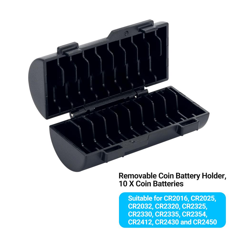 Coin Battery Container Coin Battery Holder Button Cell Battery Box for CR2016, CR2025, CR2032, CR2320, CR2325, CR2330, CR2335 1PCS