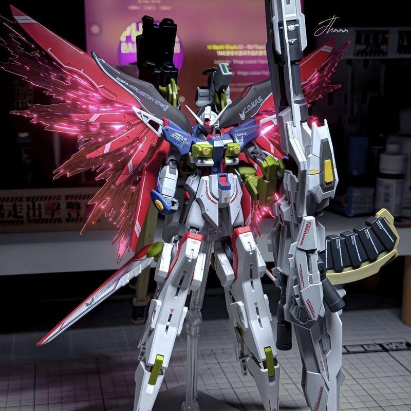 In Stock Gaogao 258 Ares Phantom Set Includes New Destiny Main Body 1/144 Scale Plastic Toy Model Assembly Kit Boy Surprise Gift