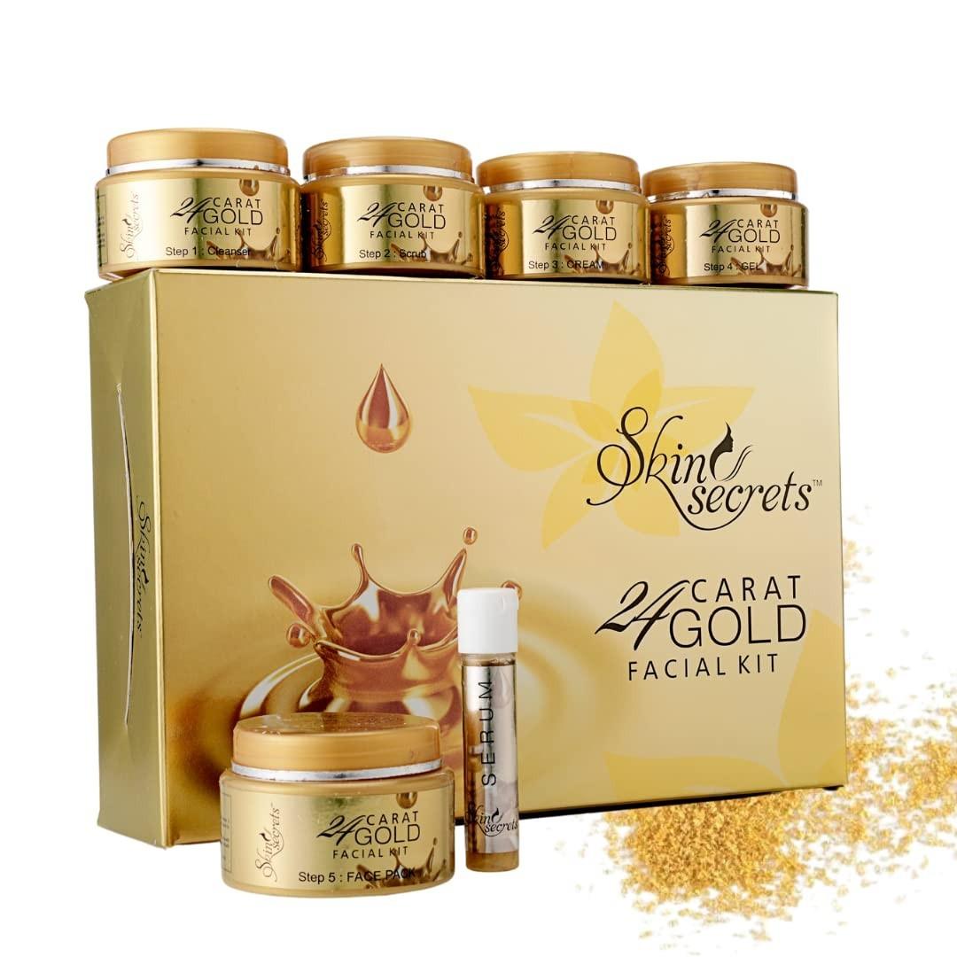 

@ Skin Secrets 24k Gold Facial Kit For instant Glow 310gm Zr-5006-60%Off