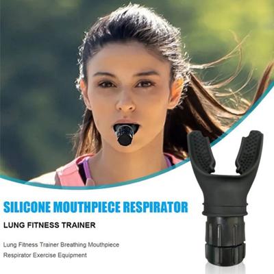 Portable Breathing Trainer Adjustable Resistance Men Women Oral Muscles Exerciser Lung Capacity Abdominal Breathing Training Equipment
