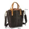 Johnature Leisure Women Bucket Bag Genuine Leather Vintage Handbag Real Cowhide Versatile Shoulder & Crossbody Bags
