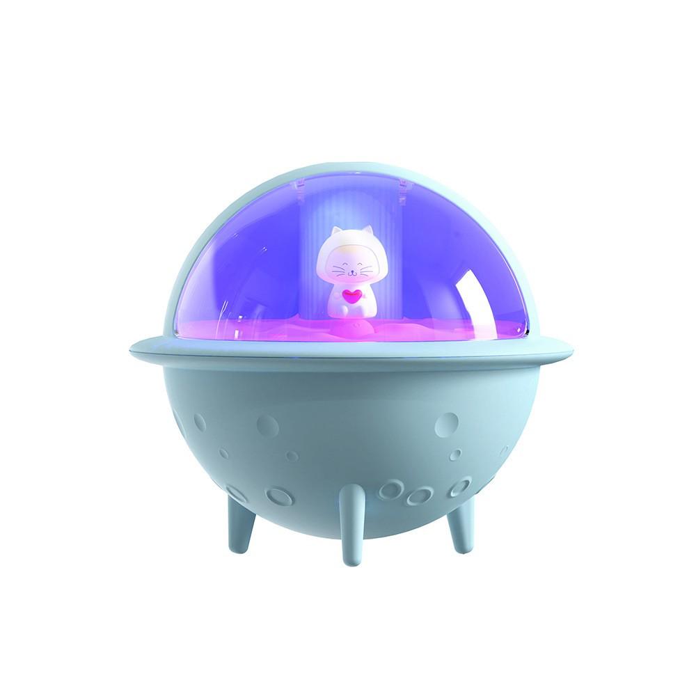 New Desktop Jellyfish Humidifier with Colorful Atmosphere Light and Flame Simulation Aromatherapy.