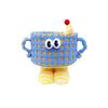 Little Monster Storage Basket Lamb Fleece Cotton Rope Finishing Basket Cute Cartoon Storage Basket Tabletop Ornament