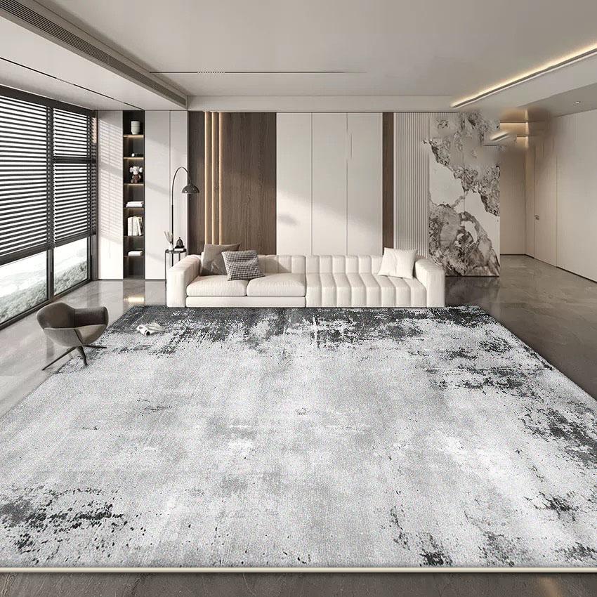 Nordic Abstract Large Living Room Carpets Minimalism Decoration Home Non-slip Soft Rug for Bedroom Lounge Foldable Floor Mats