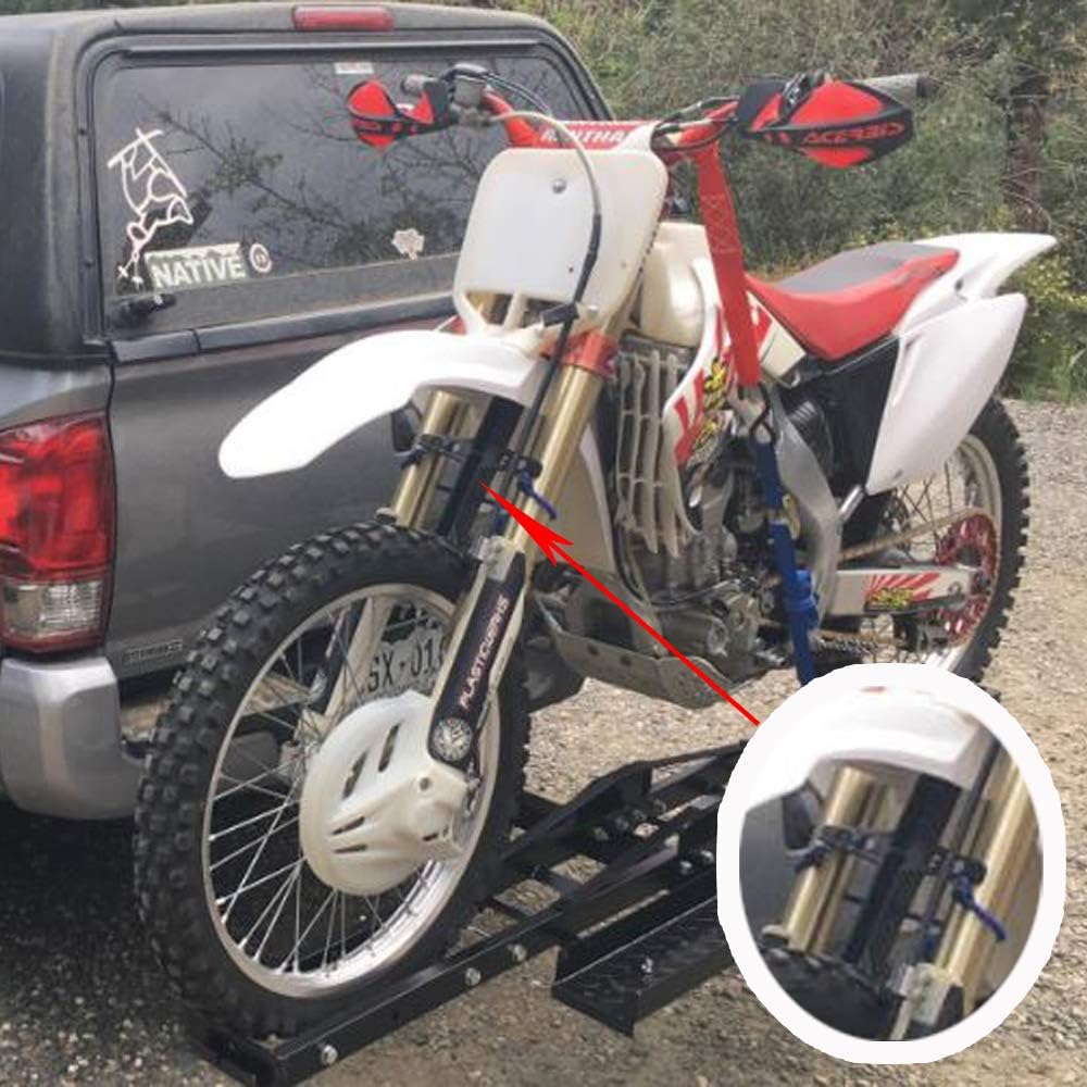 Motorcross Dirt Bike Plastic Fork Support Guard Transportation Protector Fork Saver Brace 10.5" L-Motorcycle Accessories