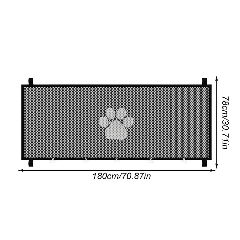 Dogs Screen Mesh Gate for Doorways Stairways Pet Gate for The House Providing a Safe Enclosure for Pets to Play and Rest