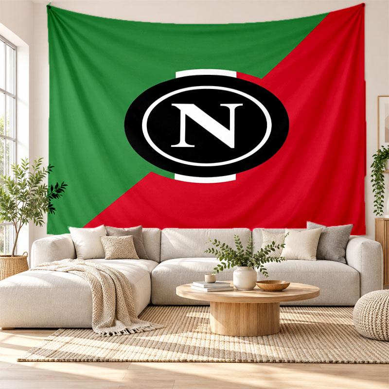 Napoli FC Wall Tapestry, Soft Fabric Wall Hanging, Decorative Backdrop For Bedroom Home Wall Art
