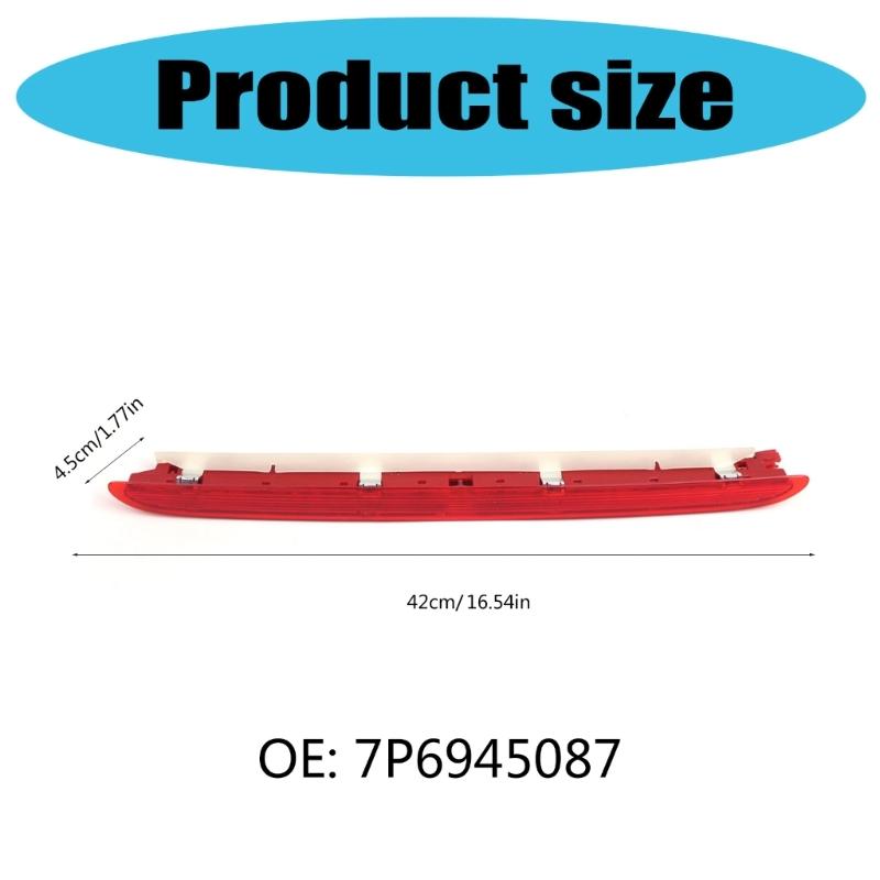 High Mount 3rd Brake Light Lamp for 2011-2017 7P6945087 Replacement Automotive Third Brake Tail Rear Brake Light