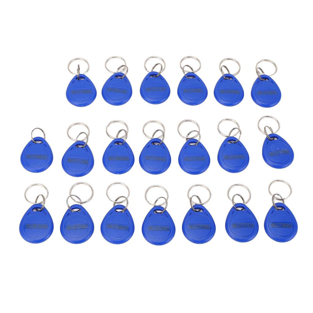 20PCS Writable Key Fob 13.56MHz Token Key Tags Keyfobs for Access Control System Elevator