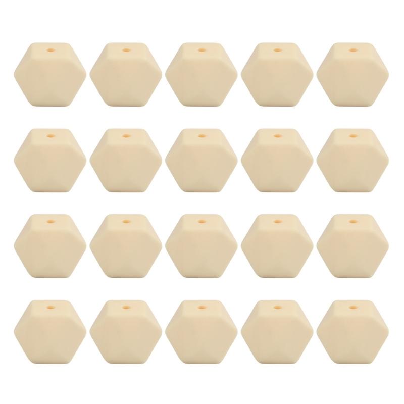 20Pcs Geometric Resin Beads 14mm Octagonal Spacer Beads Octagonal Beads Craft Bead for Bracelet Necklace Jewelry Making