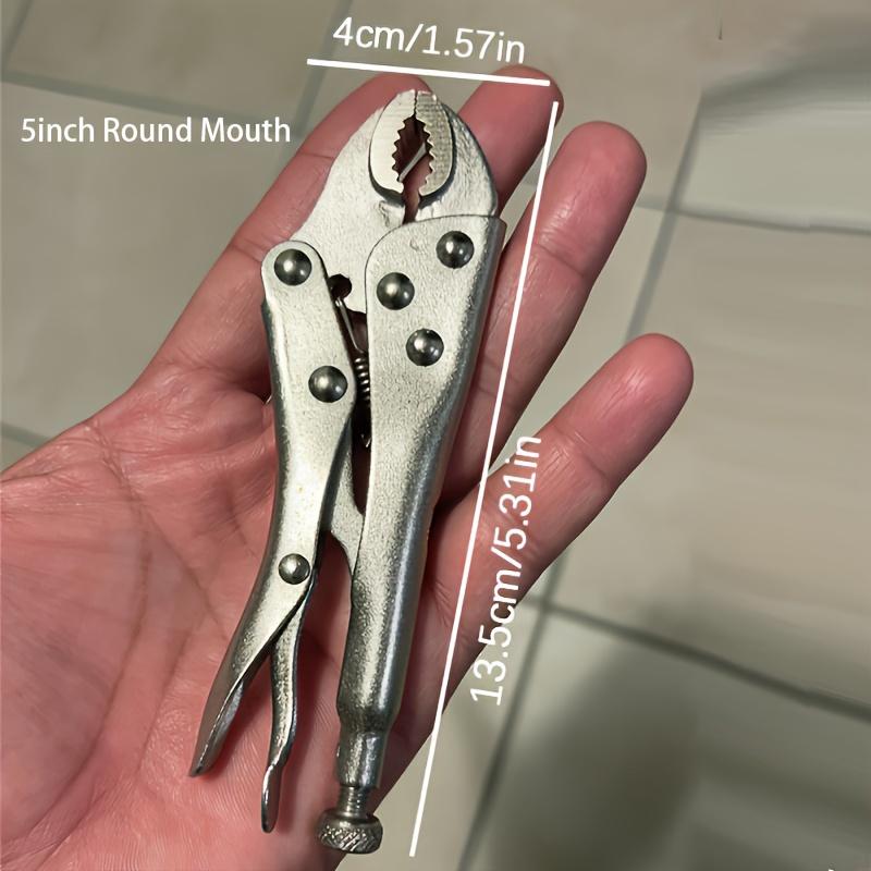 

Heavy Duty Locking Pliers with Adjustable Metal Face Clamp for Woodworking and Welding Repairs - Multifunctional Pressure Pliers