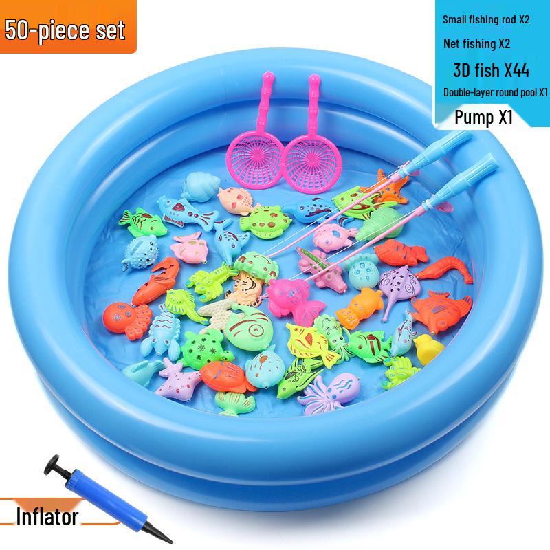 Children's Magnetic Fishing Toy Set – Summer Educational Role-Playing Game for Kids