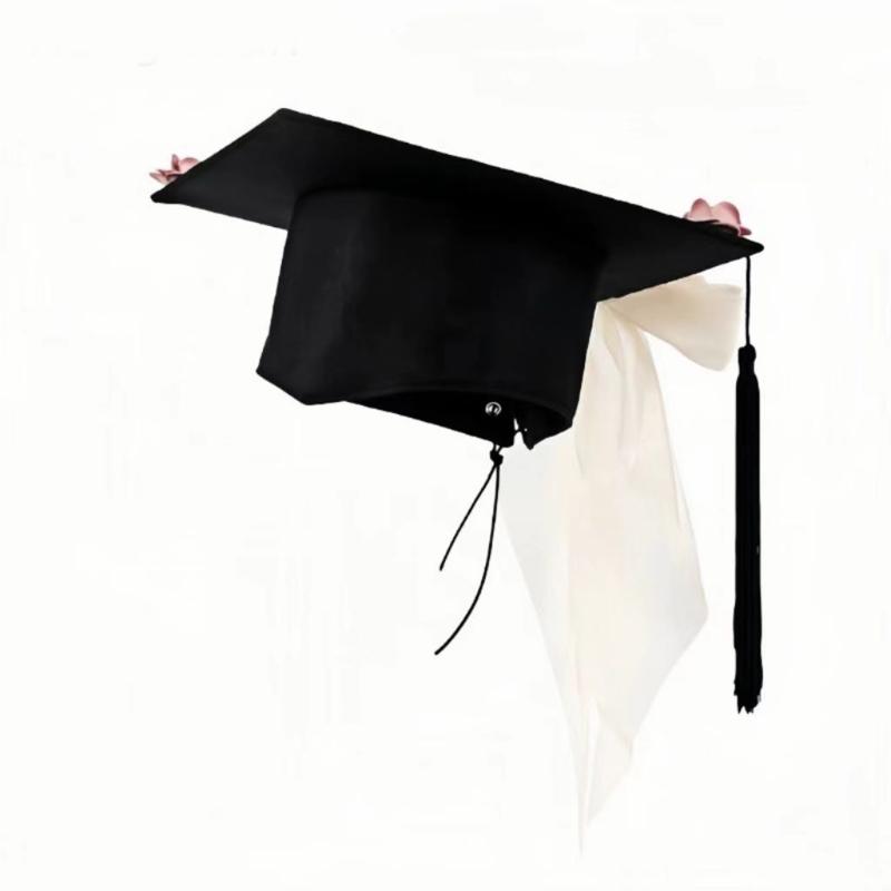 Unisex Graduation Caps Elegant Flower for High School and University Ceremonies, Adjustable Academic Hat
