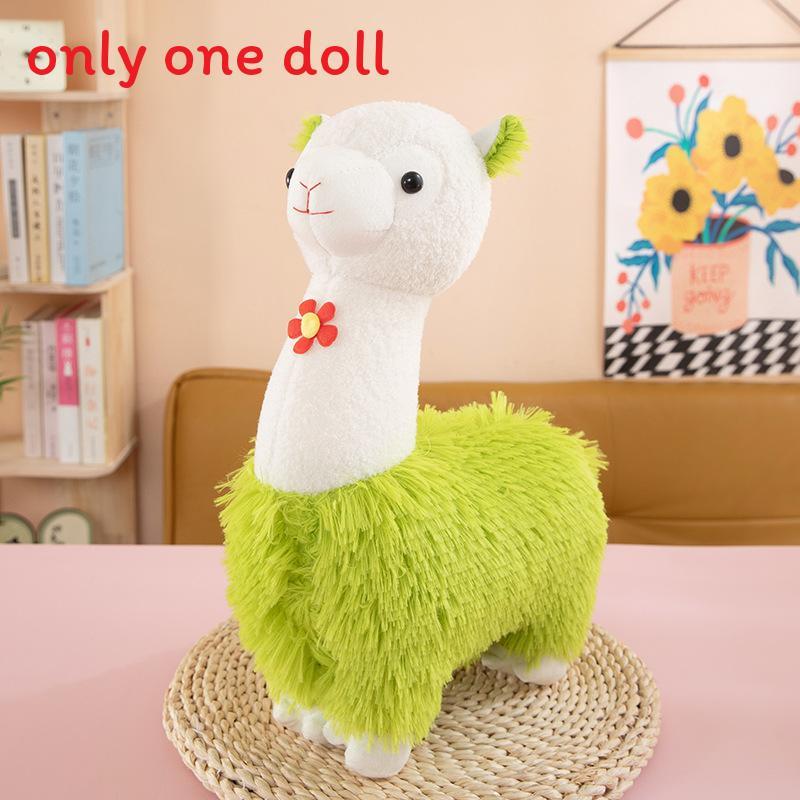 Plush Alpaca Cartoon Toy With Pp Cotton Filling For Kids And Gift Giving