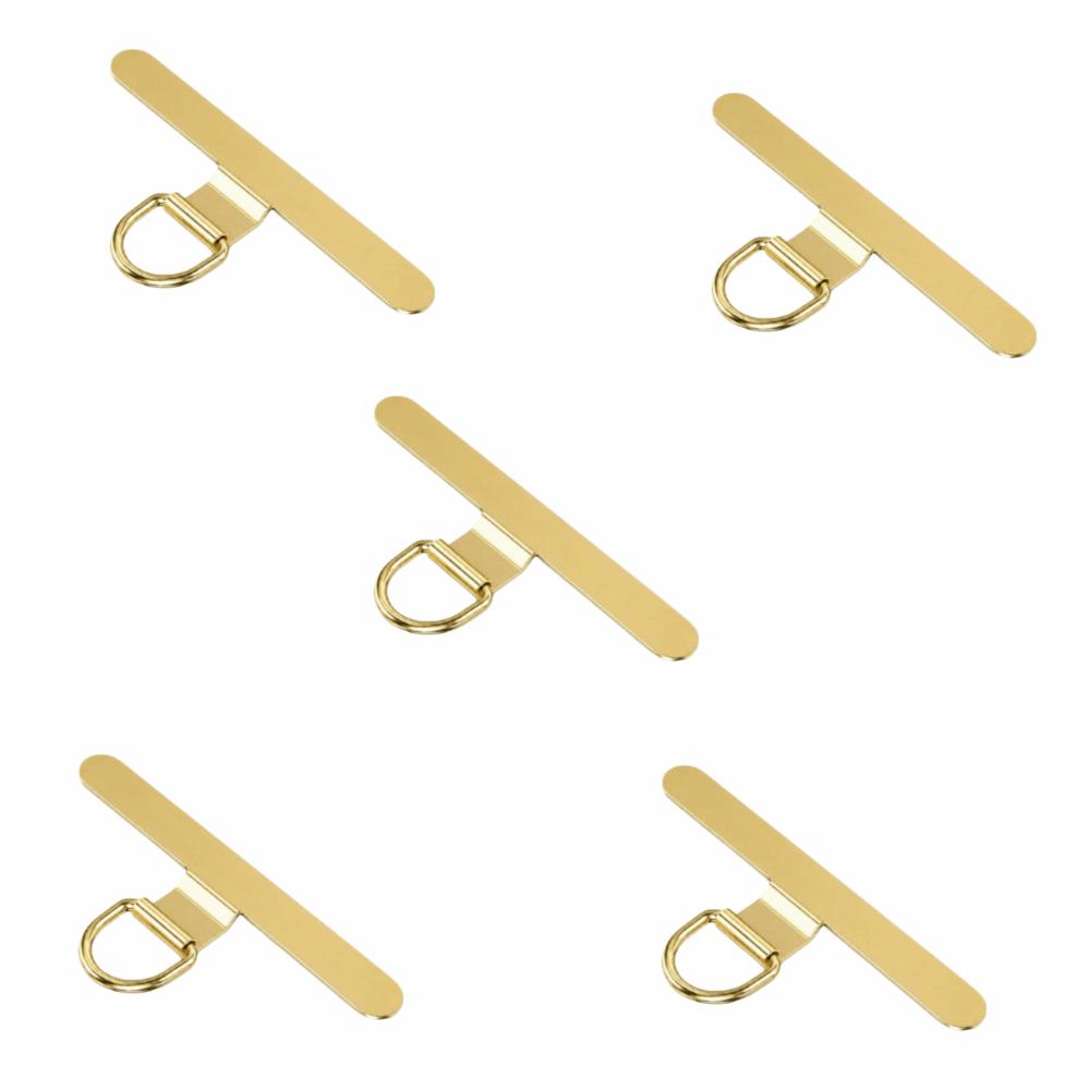 5Pcs Metal Phone Lanyard Connectors Ultra-thin Phone Tether Tab All Phone Cases